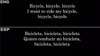 Bicycle Race (Queen) — Lyrics/Letra en Español e Inglés