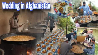 Stunning Biggest Marriage Ceremony | Village Marriage | Afghan Village Food |Afghani & Kabuli Pulao