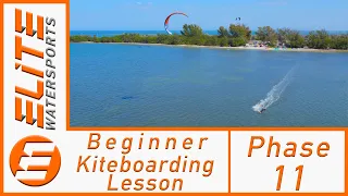 Beginner Kiteboarding Lesson- Phase 11 (Riding Upwind)