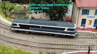 MODEL TRAIN / EXPO MODÉLISME FERROVIAIRE/ CRENEY PRES TROYES /AUBE