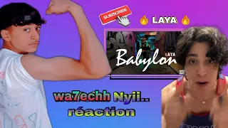 LAYA - Babylon 🔥| réaction |🔥 wa7echh 🔥 | (vidéo music officiel)