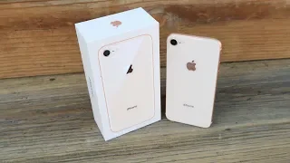 Gold iPhone 8 Unboxing! (64GB)