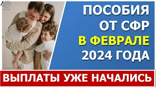 Пособия на детей уже приходят в ФЕВРАЛЕ 2024 года