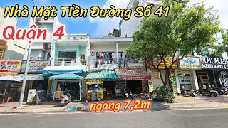 Bán Nhà Mặt Tiền Quận 4 | Vị Trí Kinh Doanh Rất Tốt | Một Đời Chủ Lâu Năm Tiện Xây Mới