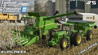 Harvesting in the SNOW with MrsTheCamPeR | Elmcreek | Farming Simulator 22 | Episode 5