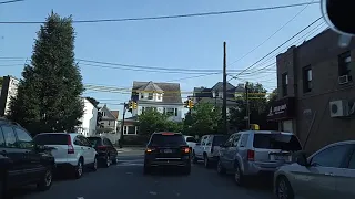 Driving thru Middle Village in Queens, New York