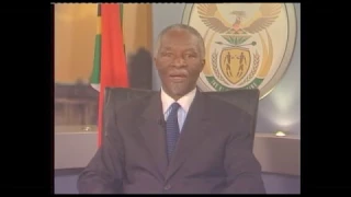 Former president Thabo Mbeki resignation speech