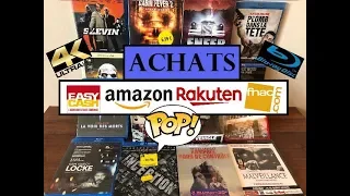 ACHATS (HAUL) #16 ★ COFFRETS, BLU RAY, STEELBOOK, UHD 4K & FUNKO POP CASH, FNAC, AMAZON, SOLDES !!!