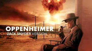 Oppenheimer in Zack Snyder style