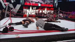 Big Show and Mark Henry obliterate the ring: World Heavyweight Championship - WWE Vengeance 2011