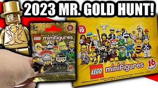 Opening a LEGO MINIFIGURES SERIES 10 BOX in 2023! Mr. Gold HUNT!