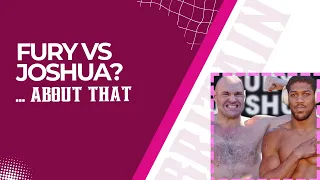 Here's the thing about TYSON FURY vs ANTHONY JOSHUA... #boxing