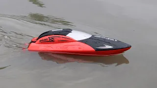 HIGH SPEED REMOTE CONTROL BOAT Unboxing and testing Jugnoo toy tv