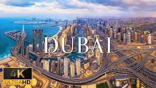 FLYING OVER DUBAI (4K UHD) - Relaxing Piano Music With Wonderful Nature Videos For Stress Relief