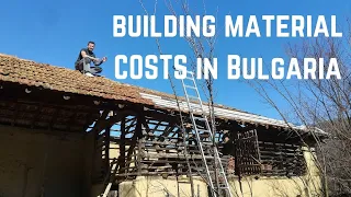 Cost of Materials in Bulgaria for home renovations!