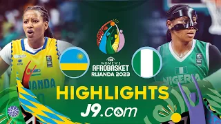 Rwanda 🇷🇼 v Nigeria 🇳🇬 | Semi-Finals | J9 Highlights | FIBA Women's Afrobasket 2023