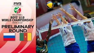 RUS vs. CMR - Full Match | Group Phase | Boys U19 World Champs 2021