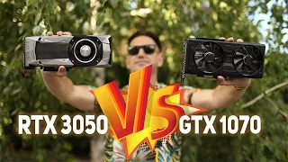 RTX 3050 vs GTX 1070 !!