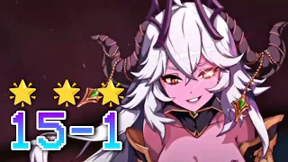Guardian Tales 15-1 Guide (Full 3 Star) | Downtown Demon World