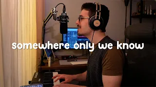 Somewhere only we know chill piano and voice cover