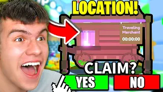 How To FIND THE TRAVELLING MERCHANT LOCATION In Roblox Pet Simulator 99!