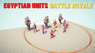 EGYPTIAN UNITS BATTLE ROYALE - FREE FOR ALL - Totally Accurate Battle Simulator TABS