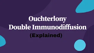 Ouchterlony Double Immunodiffusion| Explained| Immunology