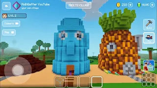 Block Craft 3D: Building Simulator Games For Free Gameplay#1489  (iOS & Android)| Squidward Houses🏘