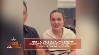 PBA Legend "Mr. Excitement" Bong Alvarez & daughter Alyssa invite you to watch Return of the Rivals