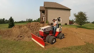 Ventrac 4500Y Grading 60 Tons Of Dirt.