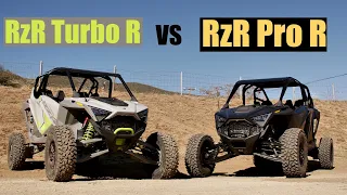 Polaris RZR Pro R vs Polaris RZR Turbo R - Shoot Out - UTV Action Magazine