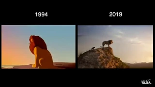 The Lion King, trailer comparison (1994-2019)