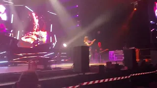 Nightwish - Floor Jansen laugh on stage -Emmpu Vuorinen-I want my tears back Live Budapest 2022