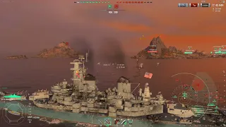 USS Missouri 6 kills World of Warships