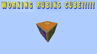 Working Rubiks Cube in Minecraft with the Create mod!!