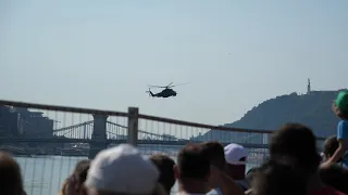 Mi-24 over Budapest (slow motion 180fps)