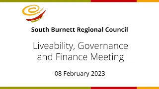 SBRC - Liveability, Governance and Finance Standing Committee Meeting