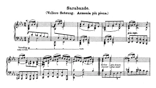 Bach/Busoni "Sarabande" French Suite No.4 - P. Barton, FEURICH 133 piano