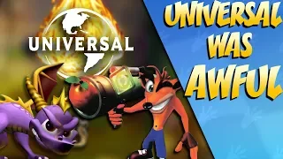 Universal Was AWFUL to Crash and Spyro