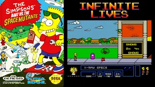 The Simpsons: Bart vs Space Mutants / Cheat Infinite Lives / Mega Drive - Sega Genesis