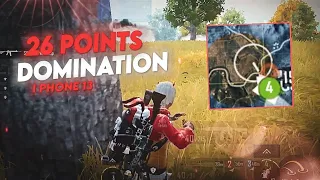 26 Points Domination In Grand finals 🔥 || Compititive Gameplay || IGL POV || I PHONE 13 #bgmi