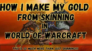 How I Make My Gold Skinning In World Of Warcraft!!