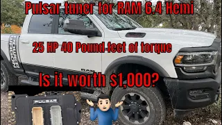 Pulsar Tuner Install & Review 2019 RAM Power Wagon