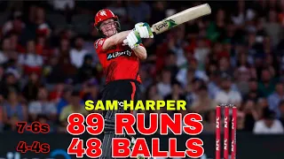 Sam Harper Fastest 89 Runs vs Hobart Hurricanes #BBL12 7-Jan-2023