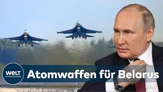 UKRAINE-KRIEG: Drohung an den Westen - Wie Putin Belarus mit Atomwaffen aufrüsten will