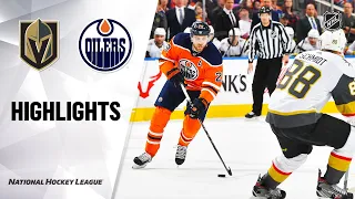 NHL Highlights | Golden Knights @ Oilers 3/9/20