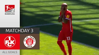 Kaiserslautern Stay Unbeaten | 1.FC Kaiserslautern - St. Pauli 2-1 | All Goals | MD3 – Bundesliga 2