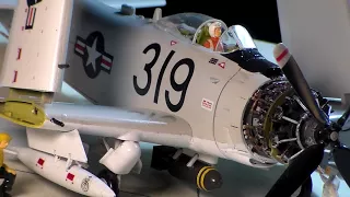 1959 REVELL AD-6 SKYRAIDER 1/40   Final Reveal  video 3