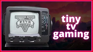 Gaming on a "Portable" TV in Black & White?