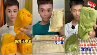 *Big Bites* Crepe Roll Cake Eating ||KWAI EATING SHOW|| Compilation Mukbang